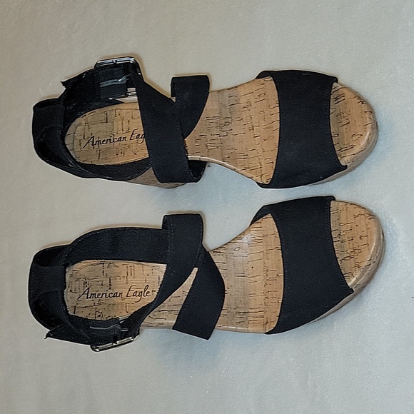 Women's Wedges EXCELLENT CONDITION Worn twice Size 9 1/2 - Picture 2 of 10